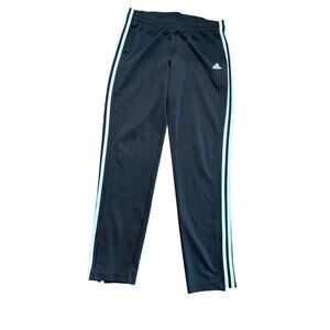 Adidas Essentials Men's Black Stripes Tricot Track Sweatpants Size Large